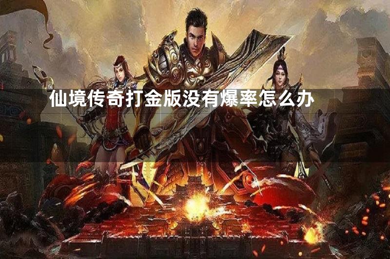 仙境传奇打金版没有爆率怎么办