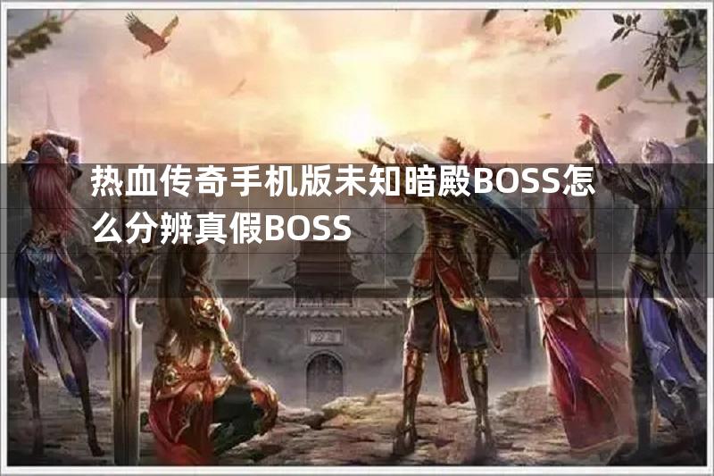 热血传奇手机版未知暗殿BOSS怎么分辨真假BOSS